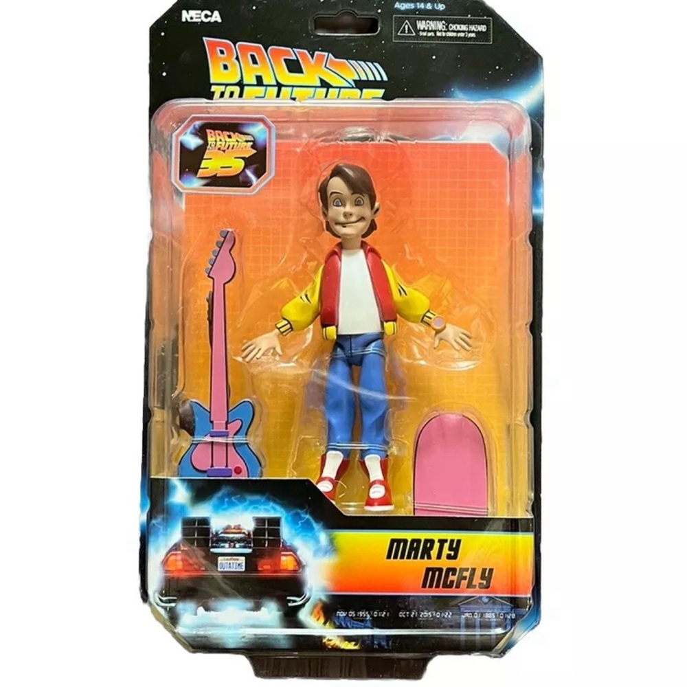 Back to the Future MARTY McFLY Toony Classics 6" Figure NECA  Free Shipping